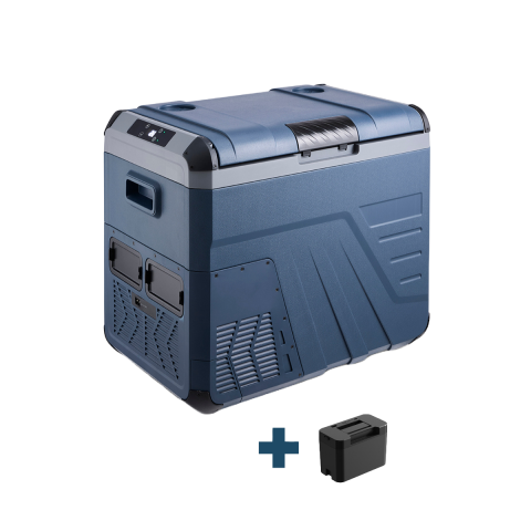 Evolar Elektrische Compressor Koelbox - 45L - 12V/230V - Inclusief Accu - Donker Blauw - Tweedekans