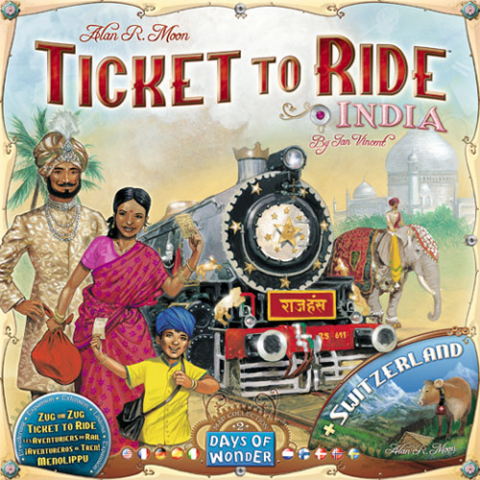 Ticket To Ride - Map Collection: India & Zwitserland