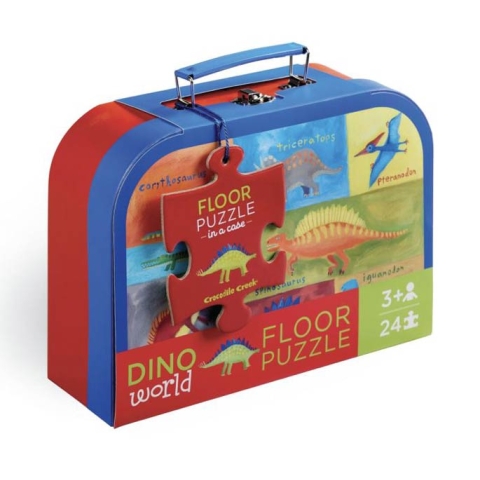 Vloerpuzzel Dino wereld (24) - Crocodile Creek  Legpuzzel|Legpuzzel - grote stukken