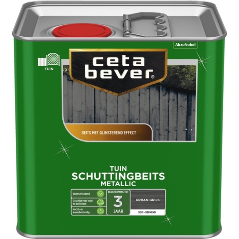 Cetabever Schuttingbeits Metallic- Urban Grijs Urban Grijs 10L