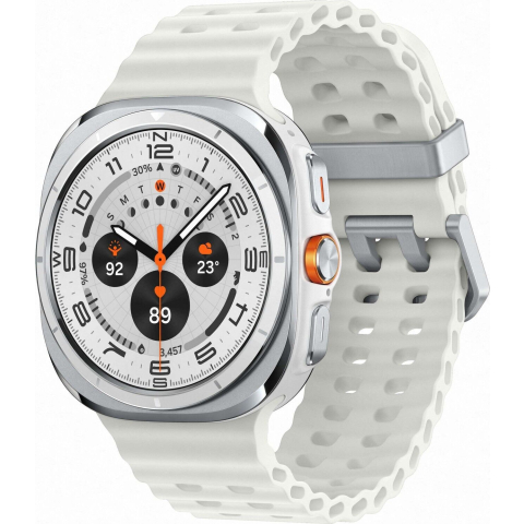 Samsung Galaxy Watch Ultra (2024) | Titaniumwit | Maritieme Band | wit