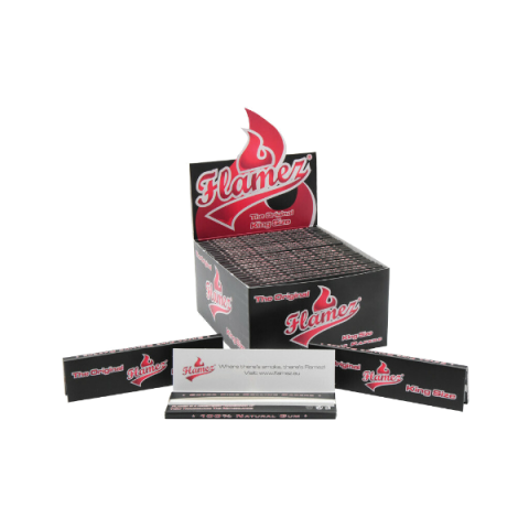 Flamez Flamez Black King Size Regular Box 50 stuks