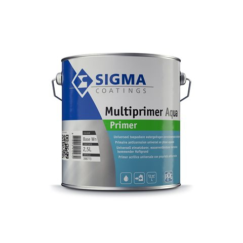 Sigma Multiprimer Aqua / Sigma Haftprimer Aqua RAL 9001 | Crèmewit 2.5L