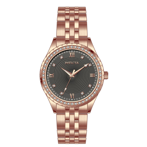 Invicta Specialty 69222 Damenuhr - Quarzwerk - Edelstahl mit grauem Zifferblatt - 33 mm