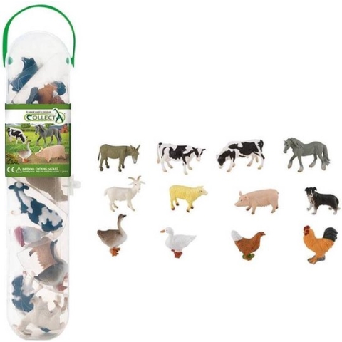 Collecta - Collecta Mini Boerderijdieren 12 st