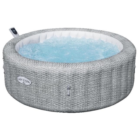 Lay-Z Spa Bali smart airjet 6 grijs rotan - Lay-Z