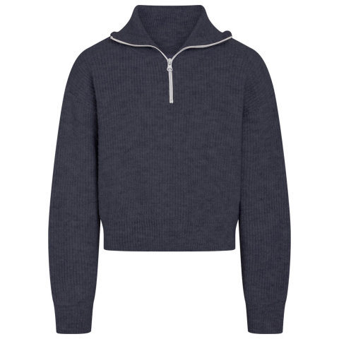 Grunt Blouse - Gebreid - GrSuso - Houtskoolmelange - Grunt - 12 jaar (152) - Shirts
