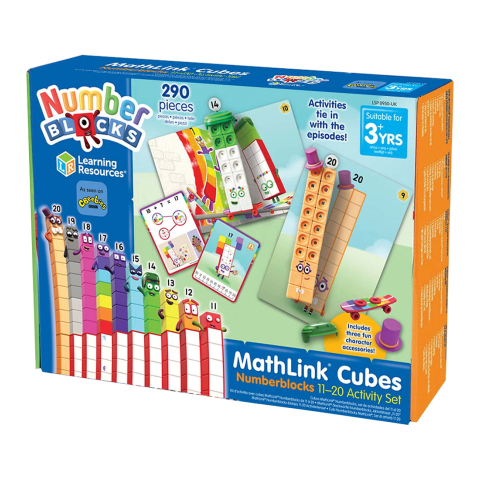 Learning Resources Bronnen Speelgoed - MathLink Kubussen - Numbe - Learning Resources - OneSize - Blokken