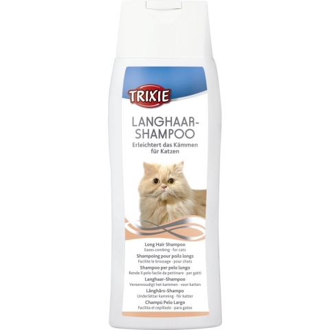 Kattenshampoo langhaar - Trixie - Shampoo kat - 250 ml - Tegen klitten - Geurende shampoo