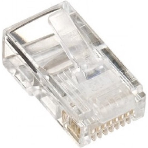 RJ45 krimp connectoren (UTP) voor CAT5/5e netwerkkabel (vast) - 100 stuks