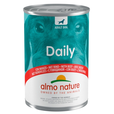 24x Almo Nature Daily Menu Hondenvoer Nat Rund 400 gr