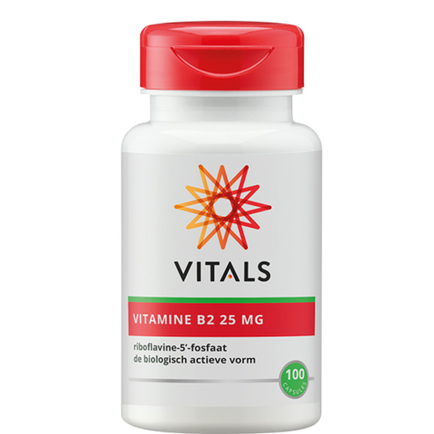 2x Vitals B2 Riboflavine 5 Fosfat 100 capsules