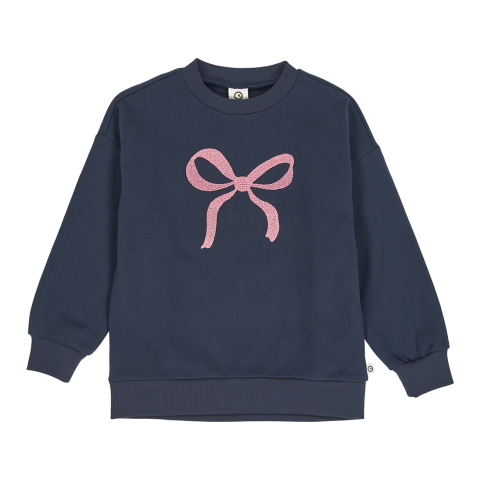 Müsli Trui - Bow - Nacht Blue - Müsli - 5 jaar (110) - Truien