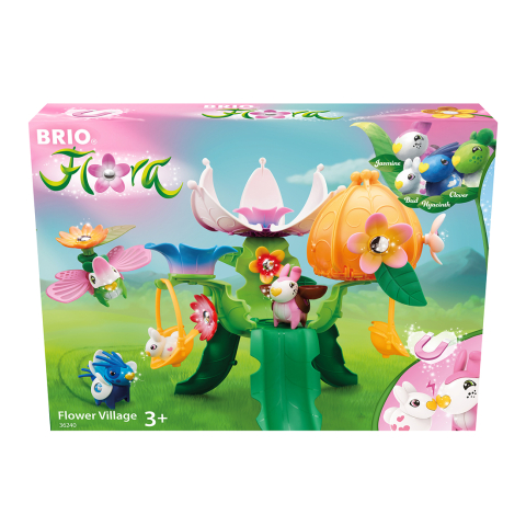 BRIO Flora - 25 Onderdelen - Bloemendorp 36240 - BRIO - OneSize - Speelgoed