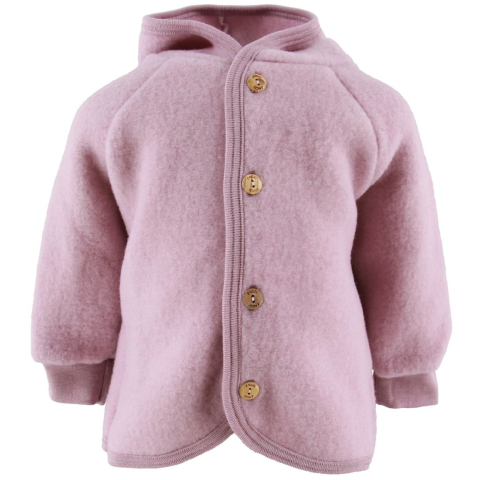Engel Vest - Wol - Gevlekt Roze - Engel - 62/68 - Vesten
