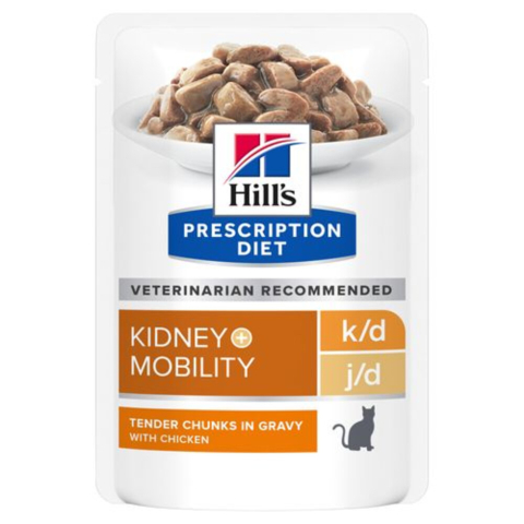 Hill's Prescription Diet k/d + Mobility Feline Kip | 12 x 85 g