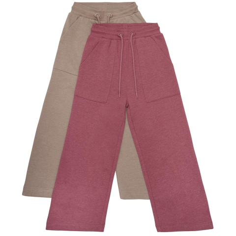 Minymo Joggingbroek - 2-pack - Apple Boter - Minymo - 9 jaar (134) - Joggingbroeken