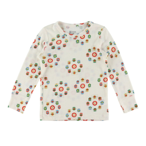 Katvig Blouse - Wol - Licht Beige - Katvig - 3 jaar (98) - Shirts