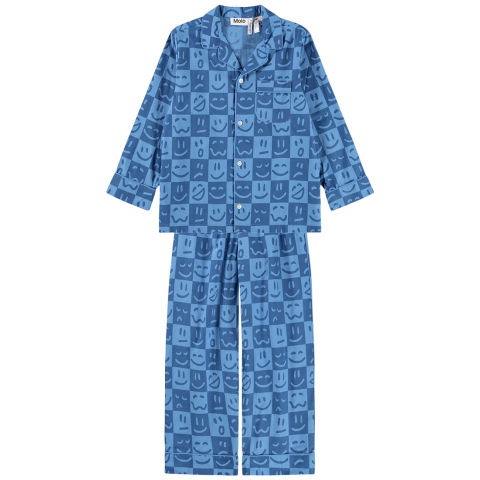 Molo Pyjama set - Lex - Blue Vibes - Molo - 10 jaar (140) - Pyjama's - Tweedelig