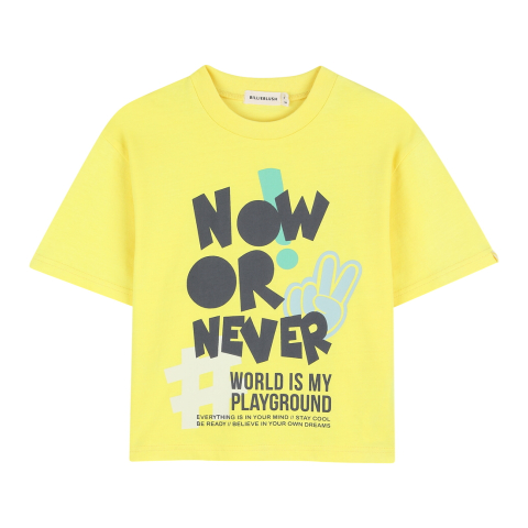 Billieblush T-Shirt - Lemon m. Print - Billieblush - 8 jaar (128) - T-Shirts
