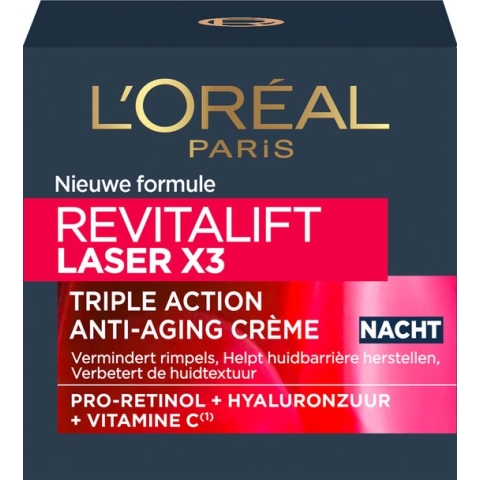 L’Oréal Paris Revitalift Laser X3 anti-rimpel nachtcrème