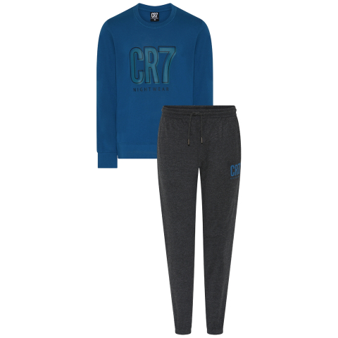 JBS - CR7 Pyjama set - Blauw/Grijs - JBS - 6 jaar (116) - Pyjama's - Tweedelig