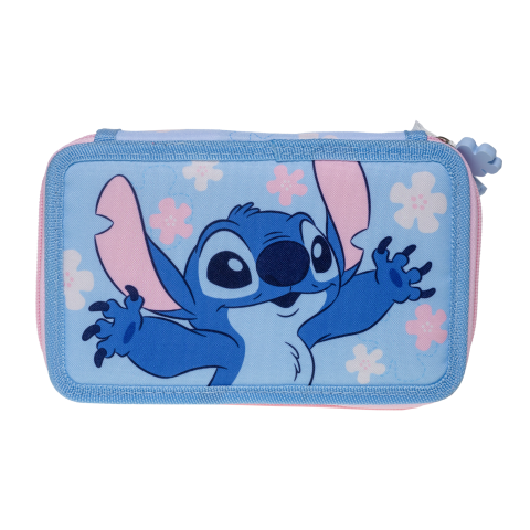 Disney Stitch Etui m. Inhoud - Lichtblauw - Stitch - OneSize - Etuis