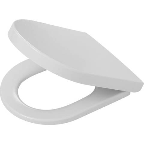 Tiger Memphis - WC bril D-vorm - Toiletbril met deksel - Softclose - Easy Clean functie - Duroplast Wit