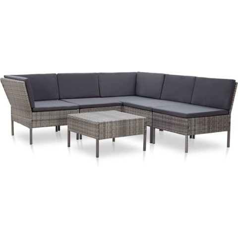 vidaXL-6-delige-Loungeset-met-kussens-poly-rattan-grijs