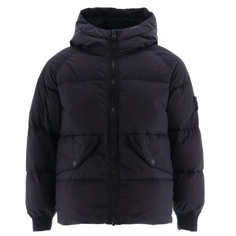 Stone Island Donsjas - Zwart - Stone Island - 10 jaar (140) - Donsjassen