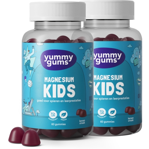 2x Yummygums Kids Magnesium 60 gummies