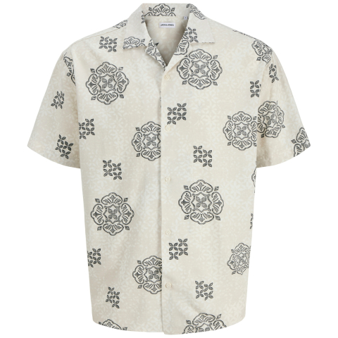 Jack & Jones Overhemd - JjAlfredo - Moonbeam/Aop - Jack & Jones - 12 jaar (152) - Overhemden