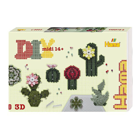 Hama Midi Soort - 6000 st. - Vetplanten - Hama - OneSize - Kralen