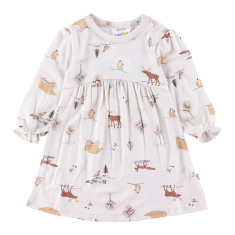 Joha Jurk - A-vorm - Wol - Licht Beige - Joha - 80 - Jurken