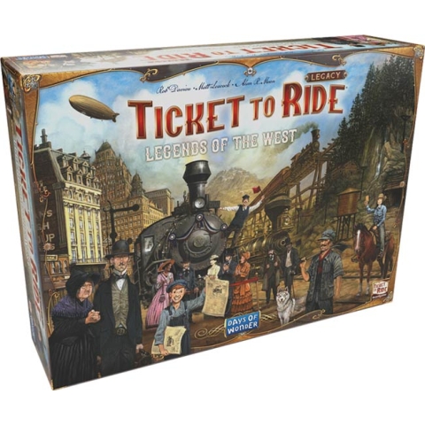 Ticket to Ride Legacy (EN) + Large Cities pack - Days of Wonder Bordspel