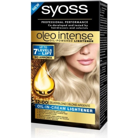 SYOSS Oleo Intense 12-00 Zilverblond Haarverf - 1 stuk
