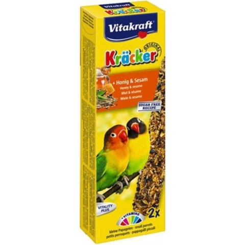 Vitakraft Agaporniskracker African Honing Vogelsnack - 2 Stuks
