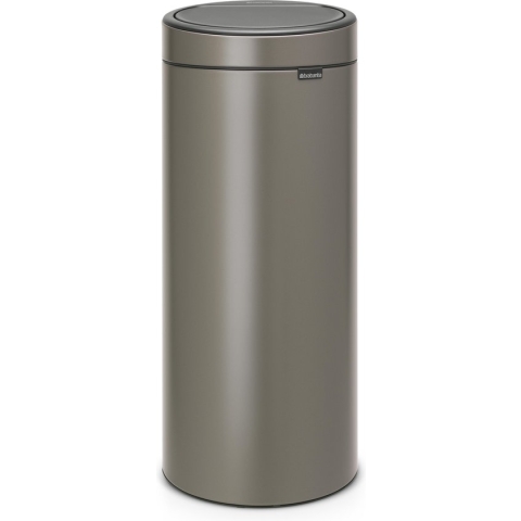 Brabantia Touch Bin Prullenbak - 30 liter - Platinum