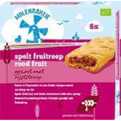 6x Molenaartje Fruit Rode Vruchten Eko 180 gr