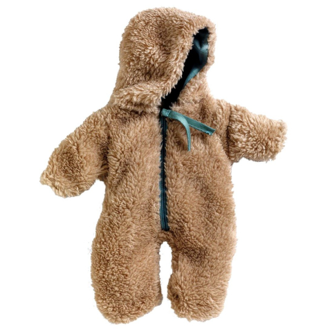 Djeco Poppenkleding - Winteroutfit - Beige - Djeco - OneSize - Poppenkleding
