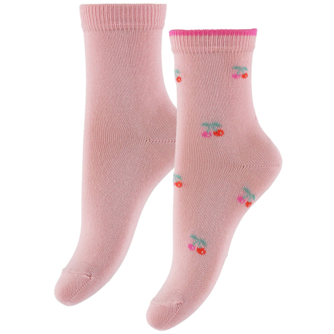 Condor Sokken - 2-pack - Pale Pink m. Bloemen - Condor - 32/35 - Sokken