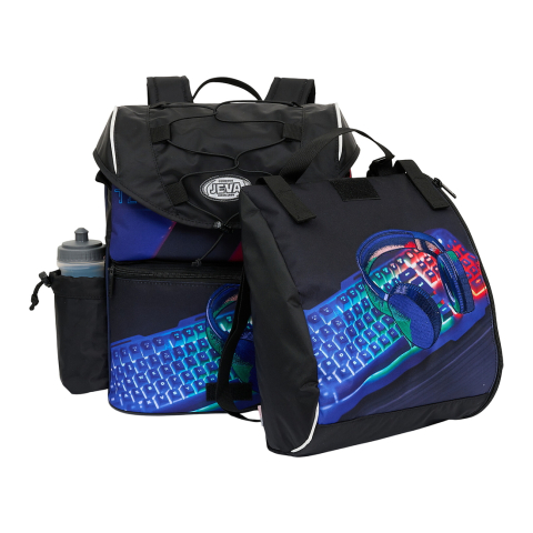 Jeva Schooltas - Gemiddeld - Gamificatie - Jeva - OneSize - Schooltas