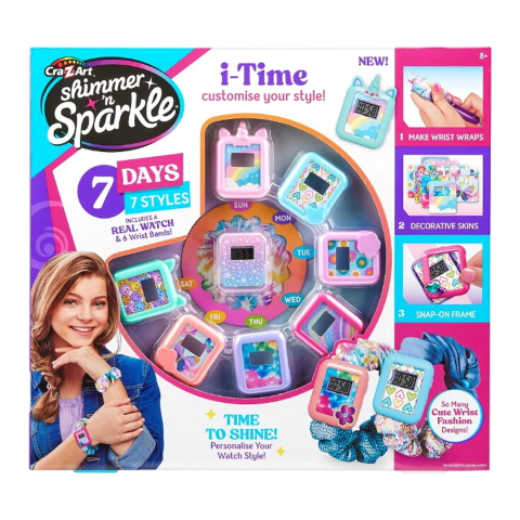 Shimmer N Sparkle Horloge-Set - i-Tijd - Shimmer N Sparkle - OneSize - Horloges