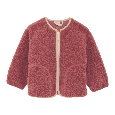 CeLaVi Fleece Jas - Teddy - Nostalgie Rose - CeLaVi - 120 - Fleece Jassen