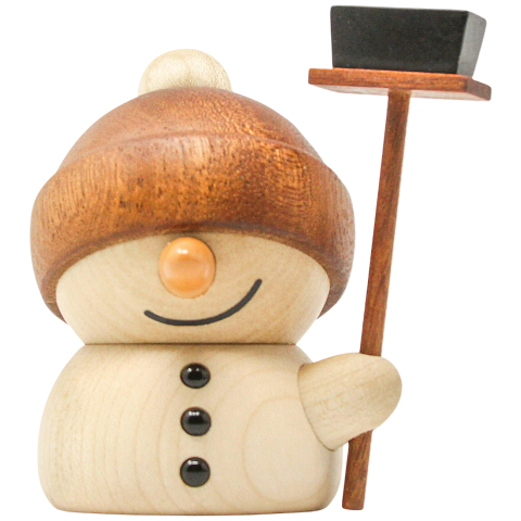 Fablewood Sneeuwpop - Flurry - 8 cm - Naturel - FableWood - OneSize - Decoraties