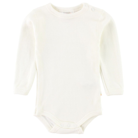 Joha Romper - Wol/Katoen - l/s - Crème - Joha - 80 - Rompers Lange Mouw