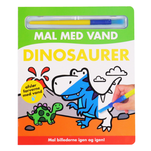Alvilda Boek - Verf met waterdinosaurussen - Alvilda - OneSize - Kleurboeken