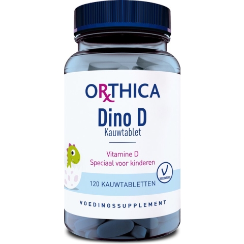 Orthica Dino D Kauwtablet (Vitaminen Kinderen) - 120 Kauwtabletten