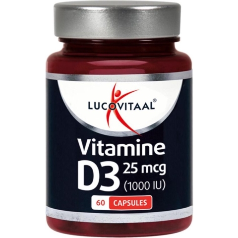 Lucovitaal Vitamine D3 - 25 microgram - 60 capsules - Voedingssupplementen