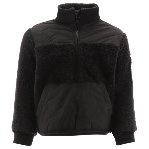 EA7 Fleece Trui - Zwart - EA7 - 8 jaar (128) - Fleece Truien